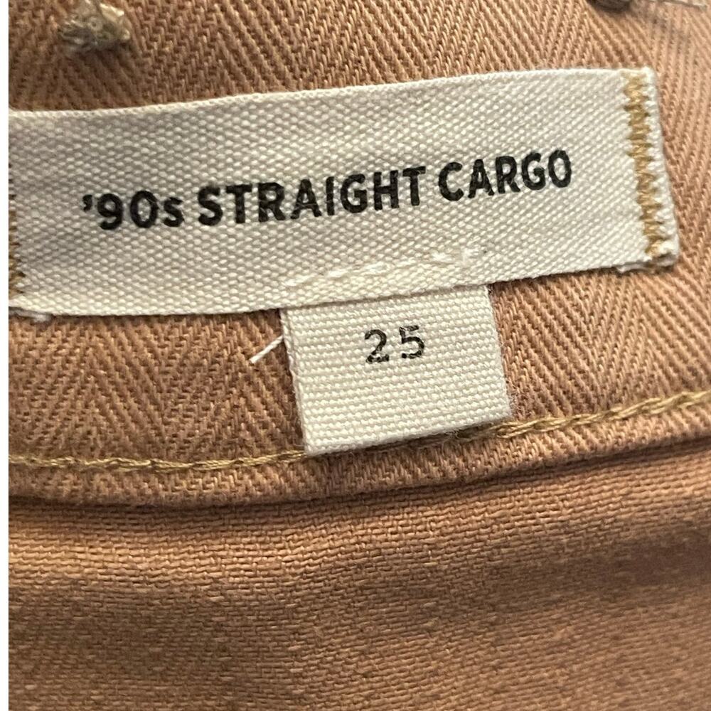 Madewell '90s Straight Cargo Pant Sand Dune‎ Size 25 - Picture 8 of 9